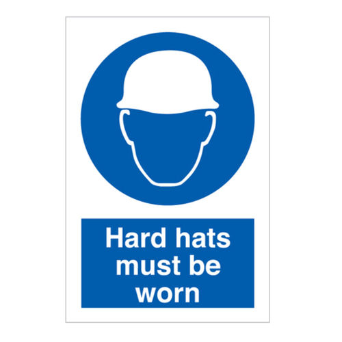 Hard Hats Must Be Worn Sign (30048V)